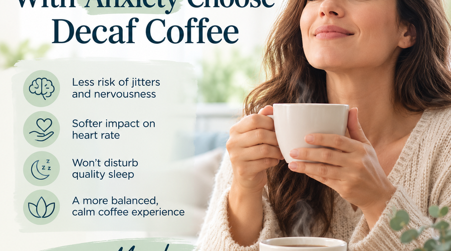 Why Many People With Anxiety Choose Decaf Coffee