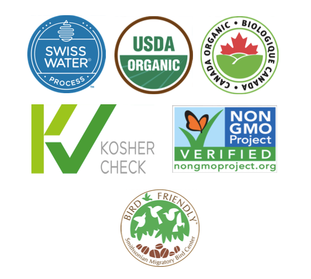 USDA ORGANIC COFFEE, NON GMO COFFEE